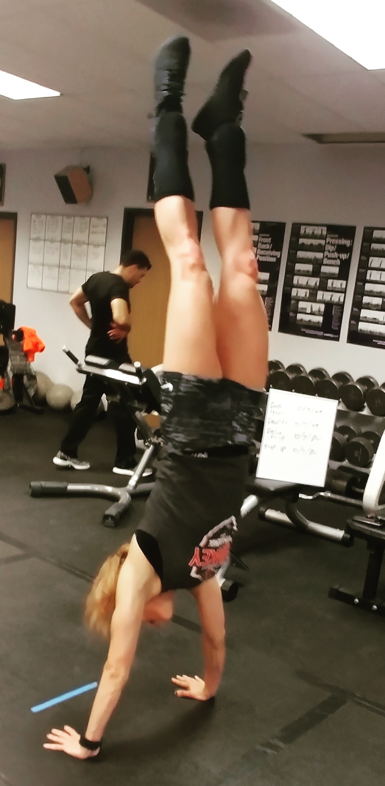 CrossFit Open Workout 19.3 Handstand walks hot crossfit chicks in Colorado