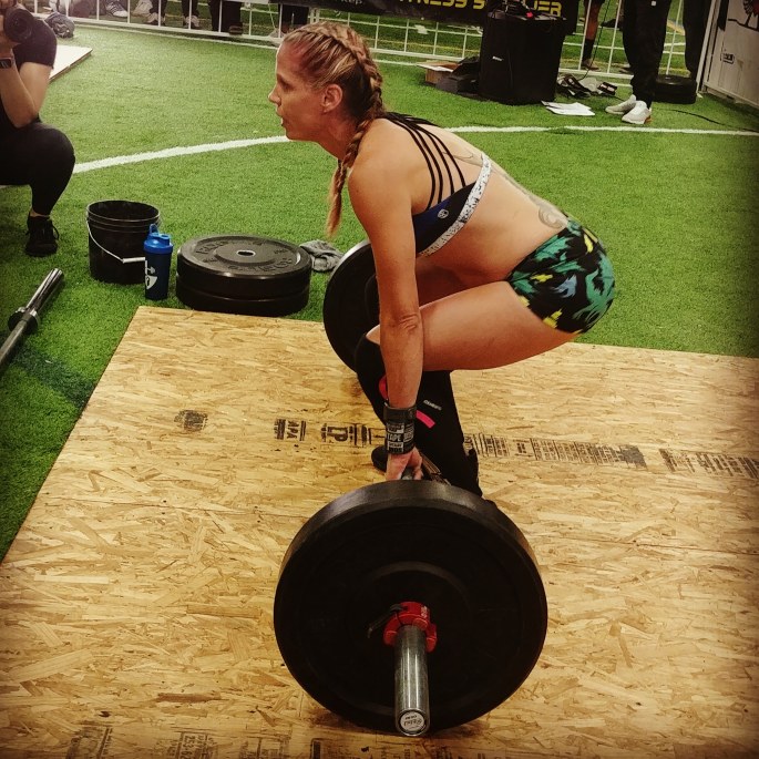 CrossFit Competition Turkey Challenge superior co squat cleans hotcrossfit chick www.crossfitmomm.com